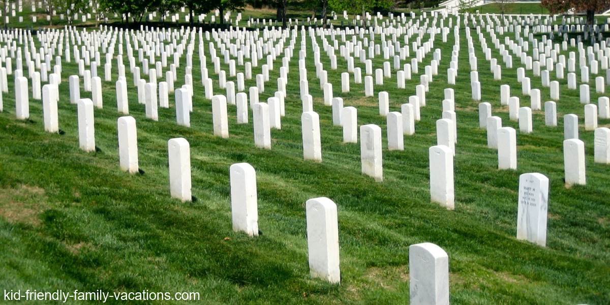 arlington national cemetery washington dc for kids