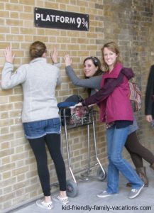 platform 9 3/4 london england vacation