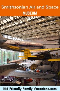Visit the Smithsonian Air and Space Museum while in Washington DC to see major aircraft and space craft as well as an astronaut suit