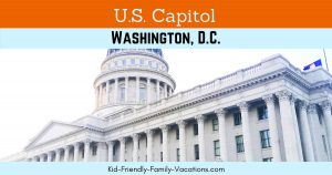 The US Capitol Washington DC is where the US legislature convenes, it also houses working offices and showcases a collection of American art