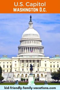 The US Capitol Washington DC is where the US legislature convenes, it also houses working offices and showcases a collection of American art