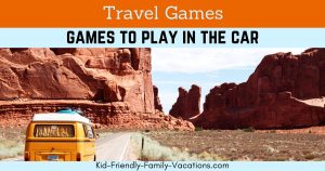 Add plenty of travel games to your vacation planning packing list. Keep th ekids engaged and occupied while traveling to make getting there more fun