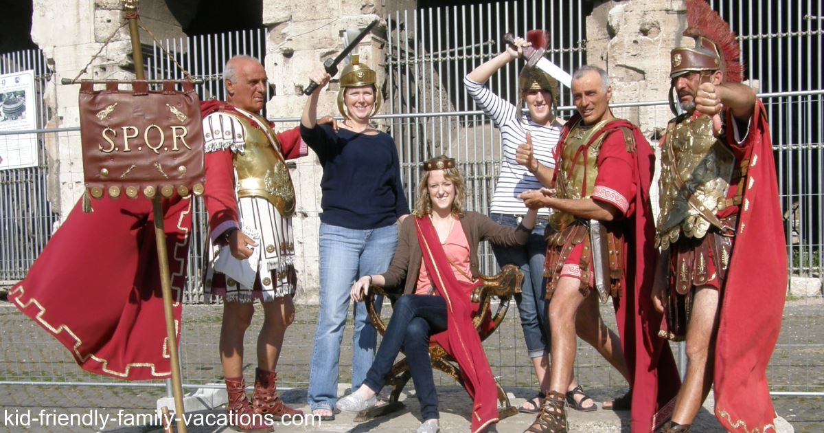 the colosseum photo op