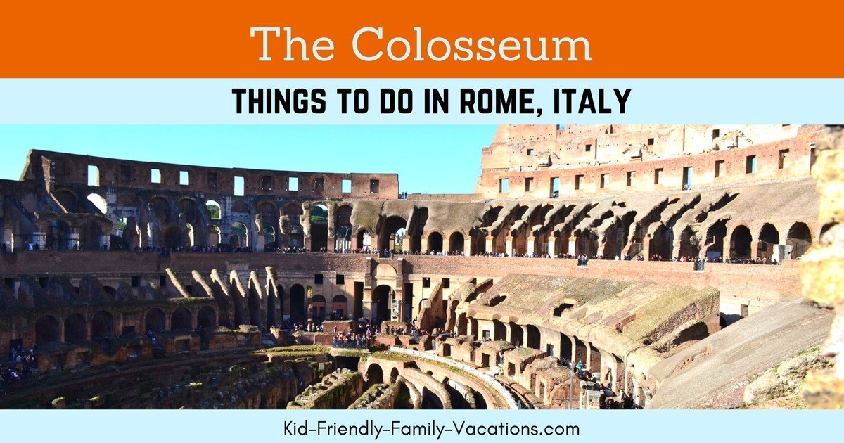 The colosseum in Rome Itlay speaks of history of a time very long gone. Visit to see the aquaducts and the construction, and have a fun photo made.