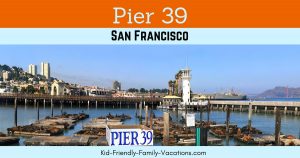 Pier 39 San Francisco is an assortment of shops and restaurants set against the San Francisco Bay. There a many fun things to do there.