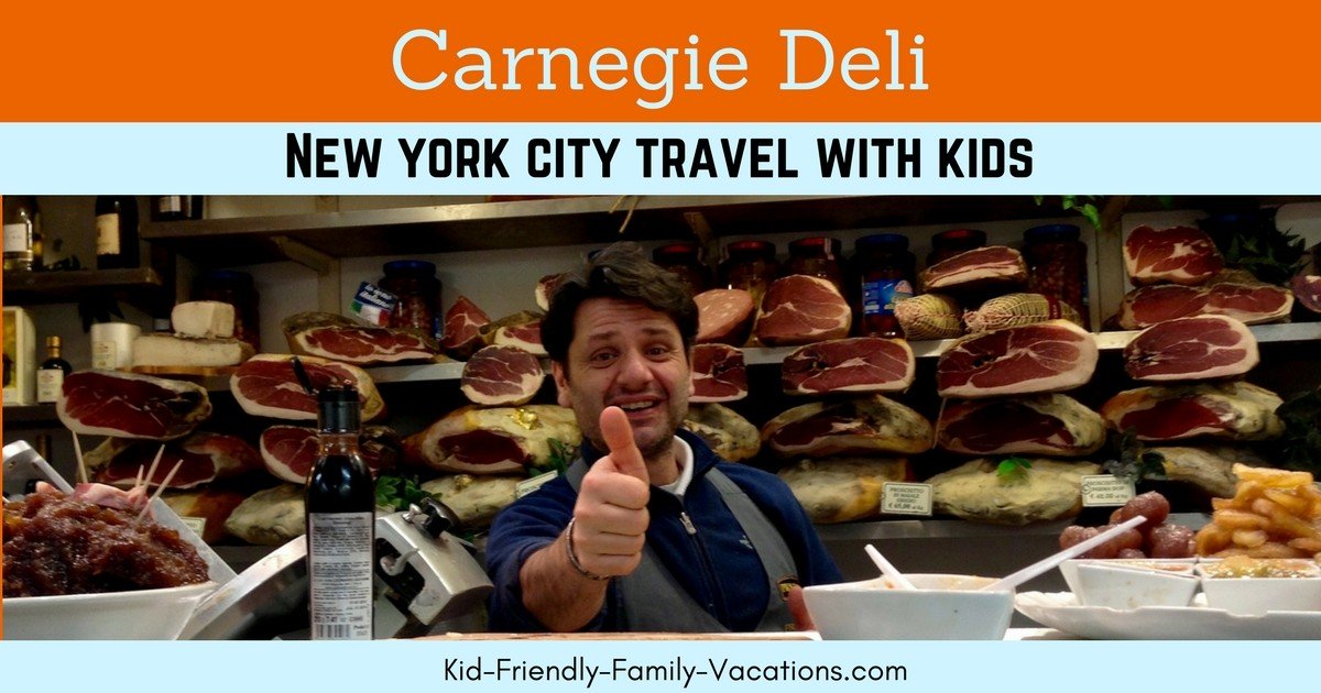 The Carnegie Deli New York is a NYC Institution. Located close to Times Square, the deli has some of the best New York Cheesecake around.