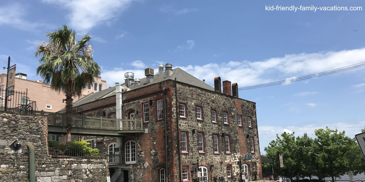 Savannah River Street old Warehouse