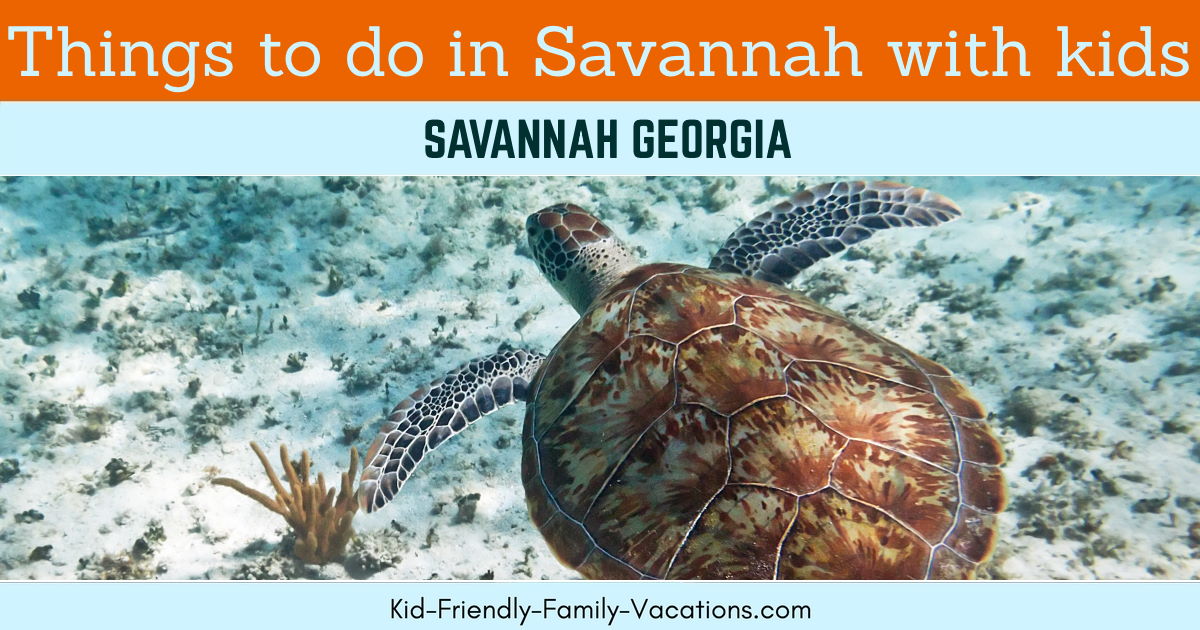 things to do in savannah with kids