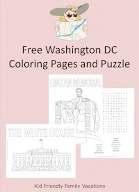Washington DC coloring pages