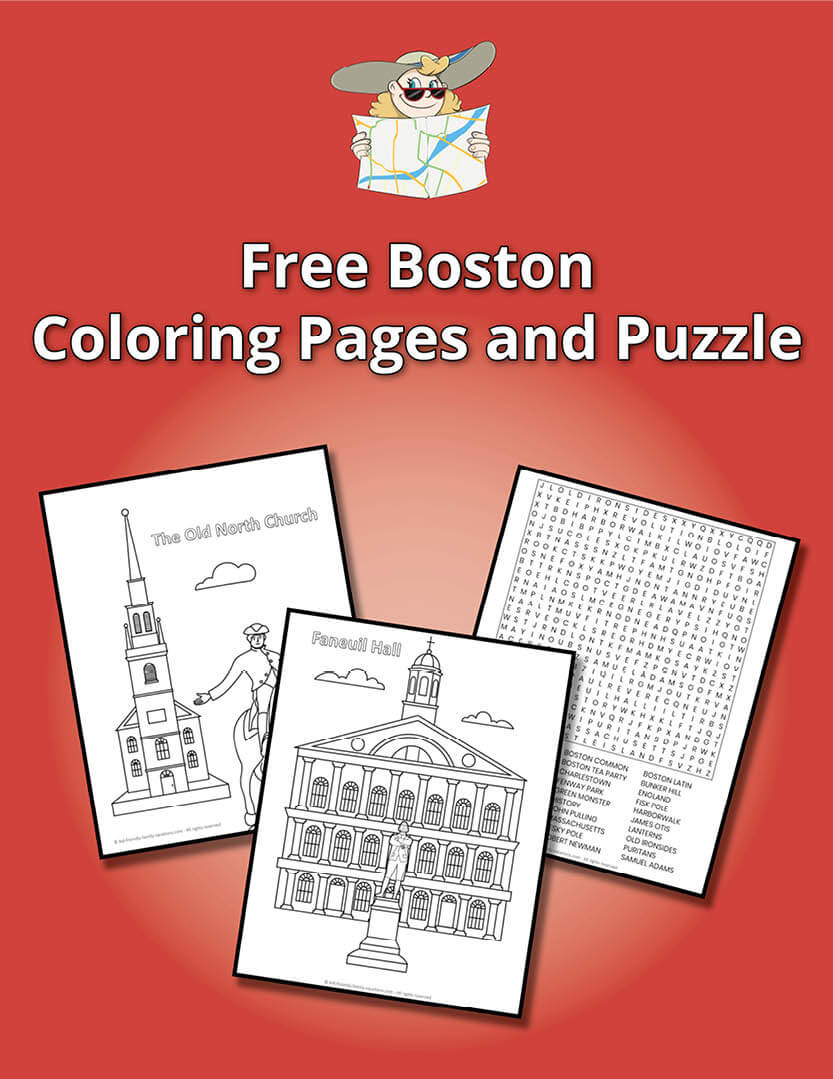 Boston Coloring Pages Image