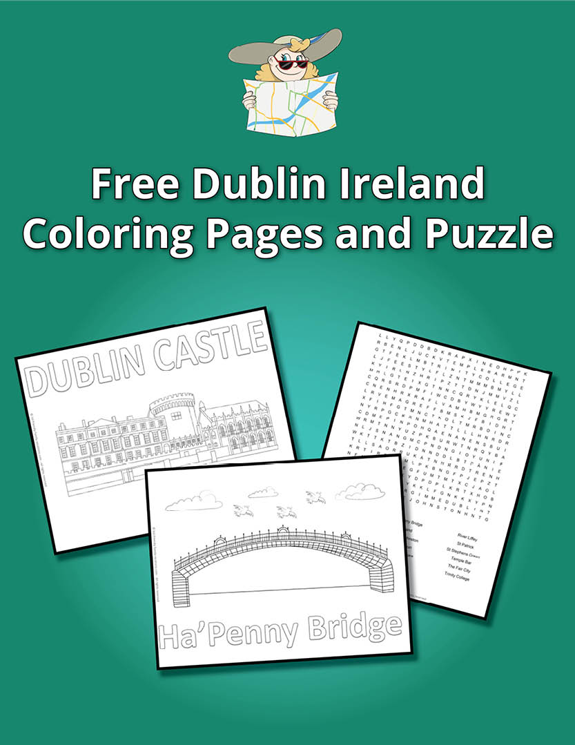 Dublin Ireland Coloring Pages Image