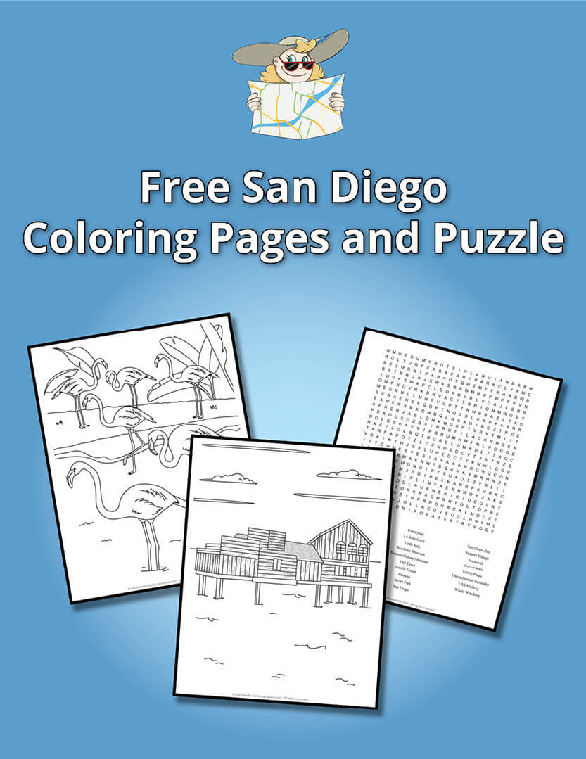 San Diego Coloring Pages Image